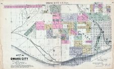 Omaha City - Southeast, Nebraska State Atlas 1885